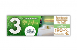 3° Compleanno Etna Wellness - Pernottamento Camera Doppia uso Singola 2 Notti