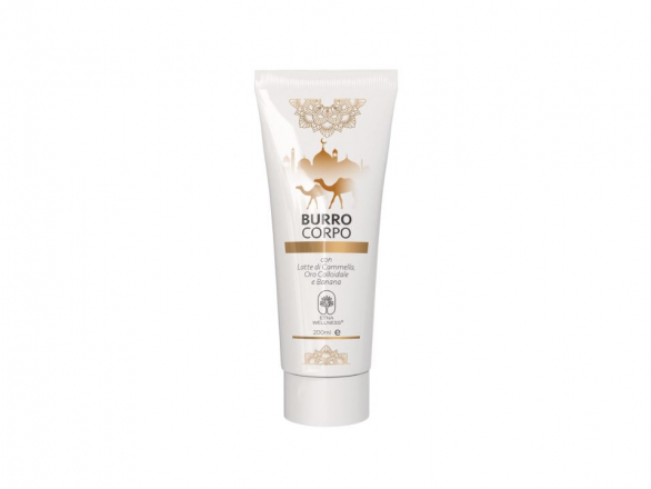 GOLD Burro Corpo Latte di Cammella, Oro Colloidale e Banana