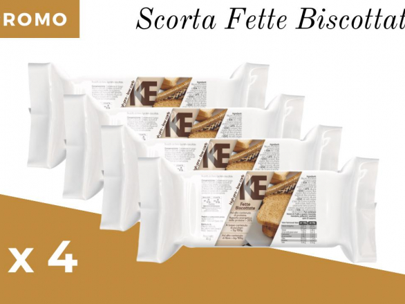 Fette Biscottate - Low Carb - PACK 4