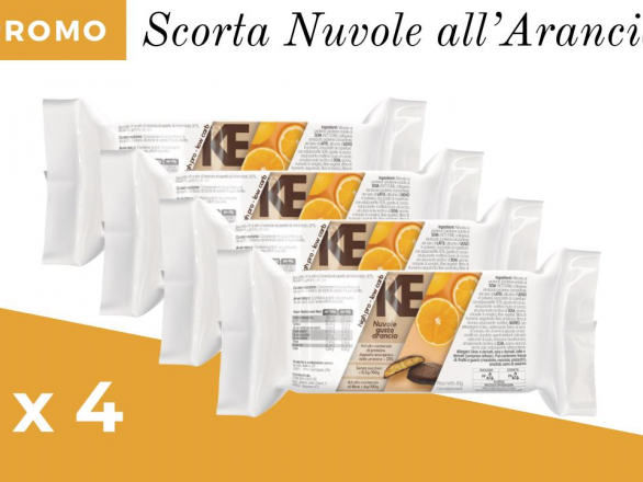 Nuvolette gusto Arancia - Low Carb - PACK 4