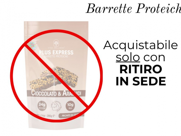 Barrette Proteiche-Cioccolato e Arachidi Pack 5 - acquistabile solo con ritiro in sede