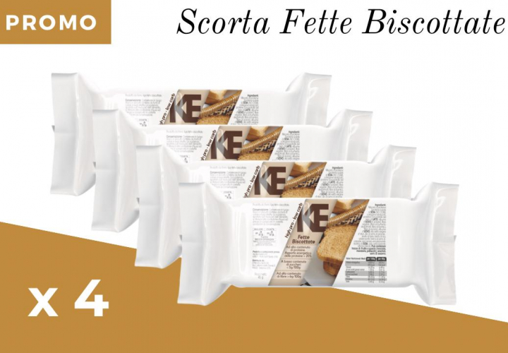 Fette Biscottate - Low Carb - PACK 4