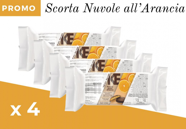 Nuvolette gusto Arancia - Low Carb - PACK 4