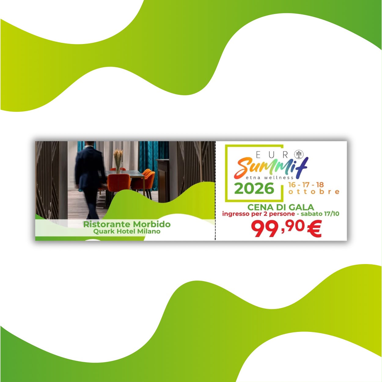 Biglietto x2 cena di gala summit 2026