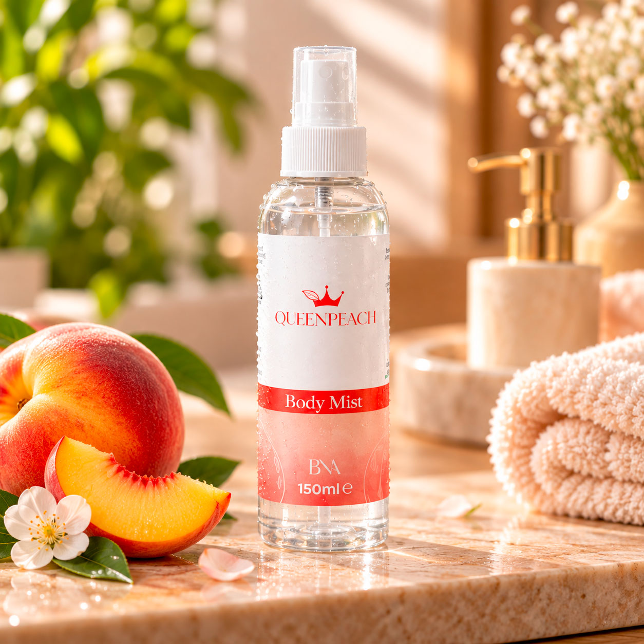 Body mist queen peach - 150 ml