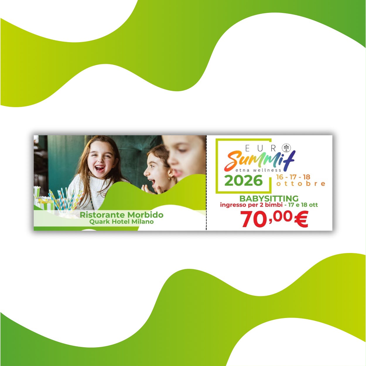Servizio babysitting x2 Eurosummit 2026